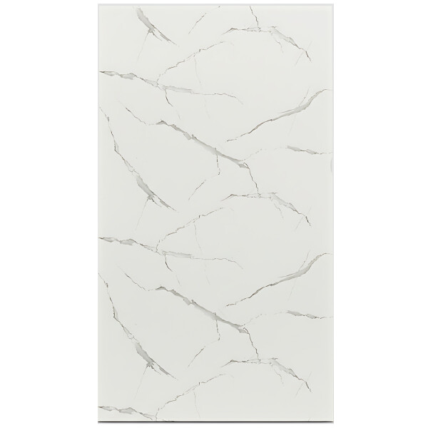 Pack x10 Placa PVC Símil Mármol 2,44x1,22m 3mm Resistente Mármol Blanco Gris Claro 1