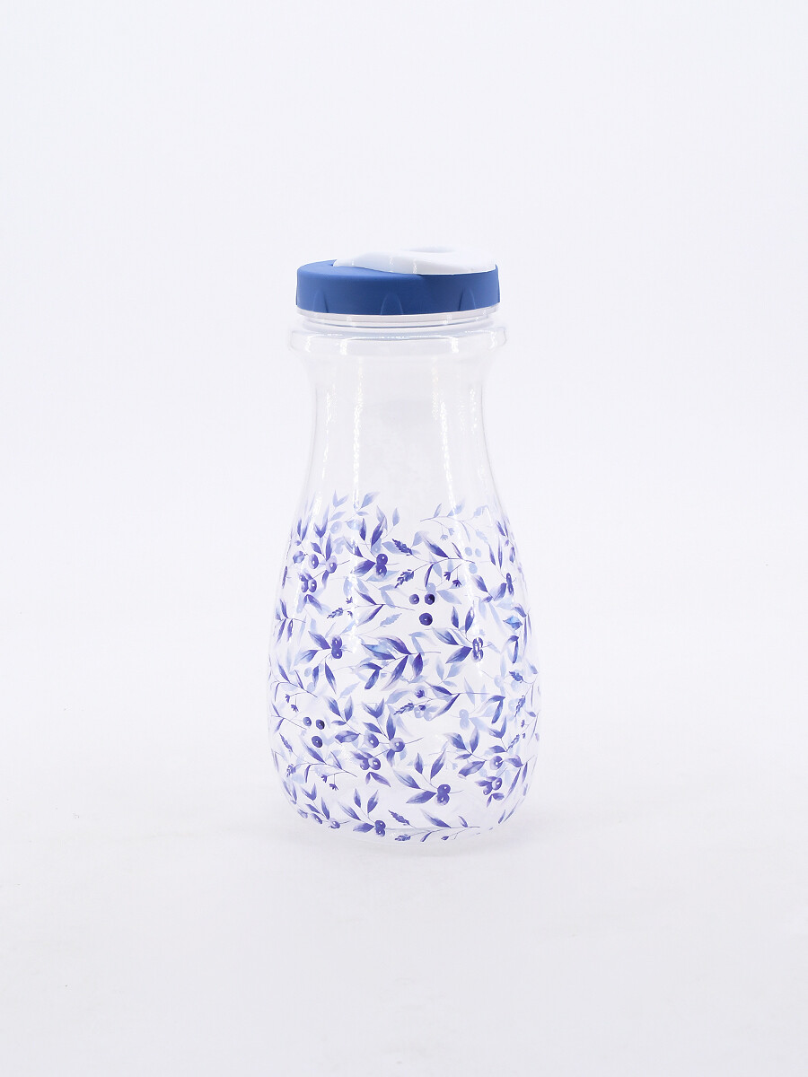 BOTELLA FLOWER - AZUL 