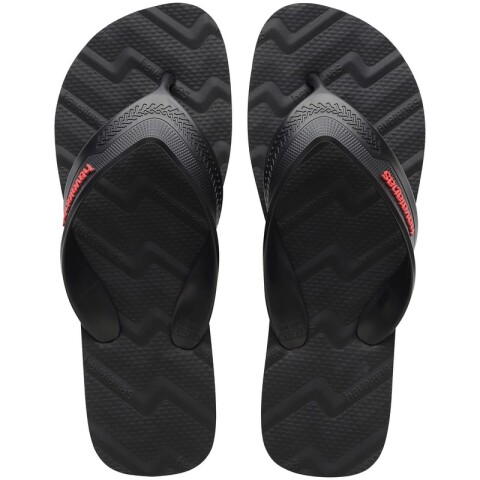 Ojotas Havaianas Track Waves Negro