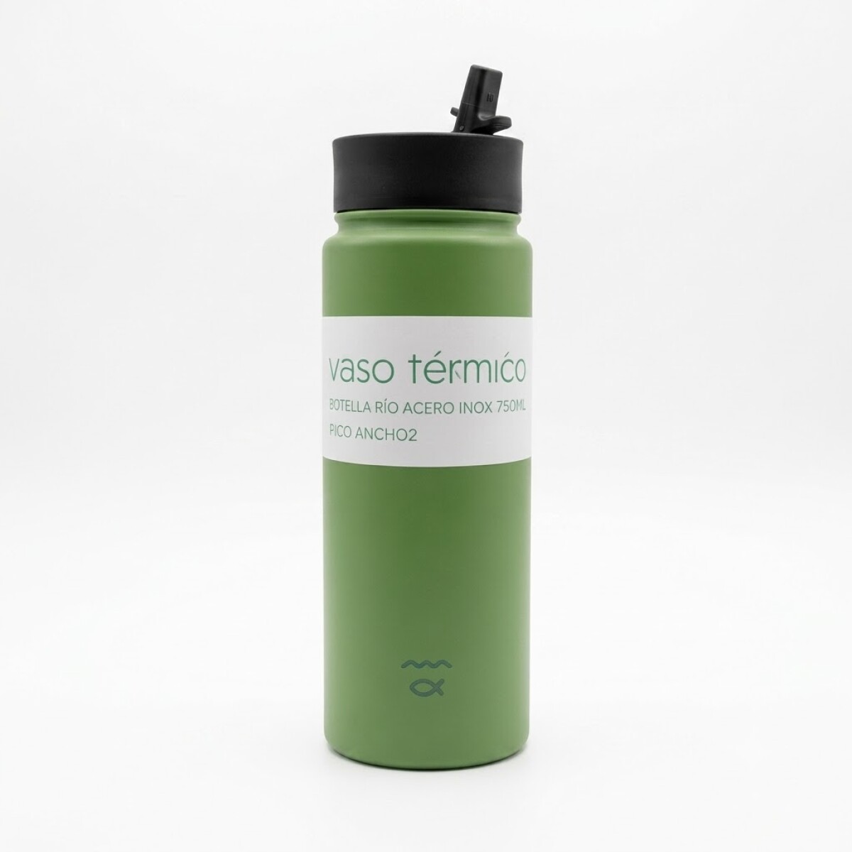 BOTELLA RÍO PICO ANCHO VERDE - VERDE 
