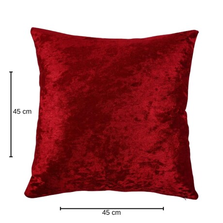 Almohadon Velvet 45x45 Rojo Almohadon Velvet 45x45 Rojo