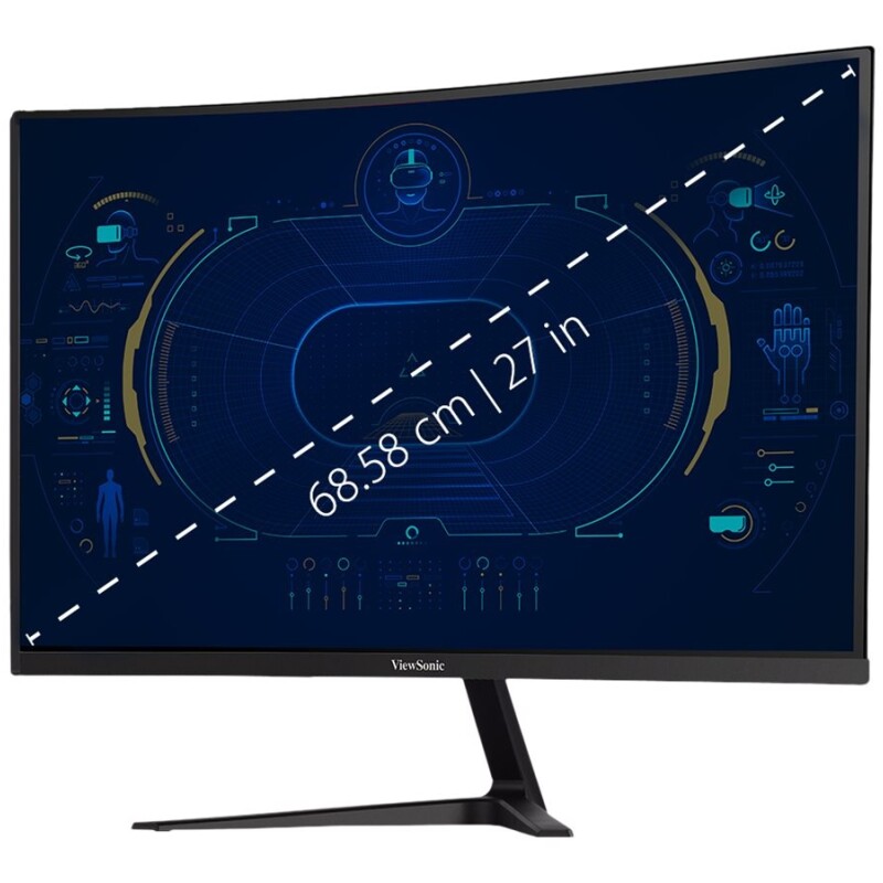 ViewSonic OMNI VX2718-PC-MHD - Monitor LED - gaming - curvado - 27" - 1920 x 1080 Full HD (1080p) @ 180 Hz - MVA - 250 cd/m² - 4 ViewSonic OMNI VX2718-PC-MHD - Monitor LED - gaming - curvado - 27" - 1920 x 1080 Full HD (1080p) @ 180 Hz - MVA - 250 cd/m² - 4