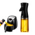 Pulverizador de Aceite 220 ml HMJ055 | Spray de Cocina Saludable, Preciso y Reutilizable para Air Fryer y Ensaladas Negro Pulverizador de Aceite 220 ml HMJ055 | Spray de Cocina Saludable, Preciso y Reutilizable para Air Fryer y Ensaladas Negro