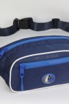 Riñonera nylon doble cierre Maverikcs - NBA Azul