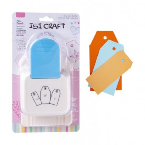 Perforadora IBI Craft p/hacer etiquetas corte recto Única