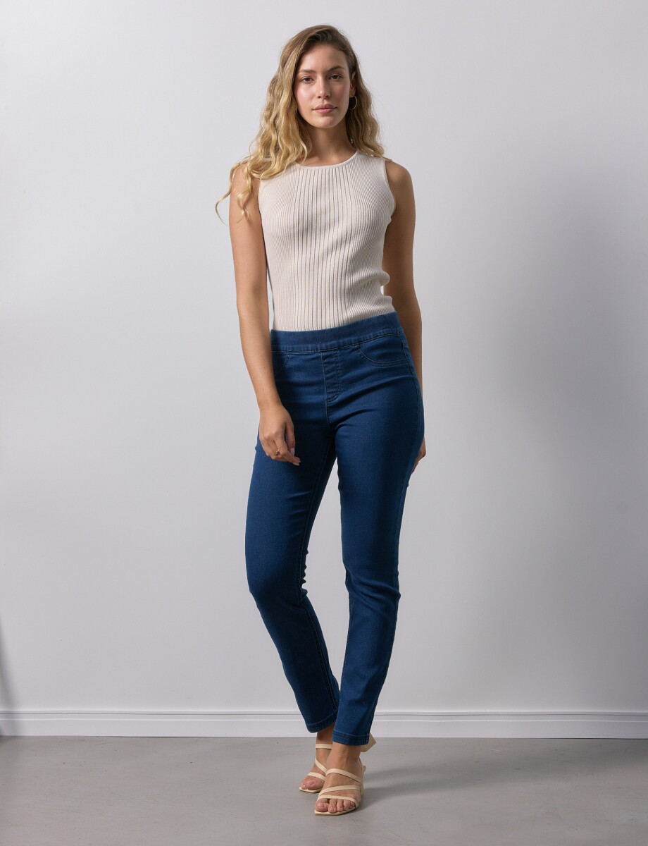 Jegging Denim - Jean Oscuro 