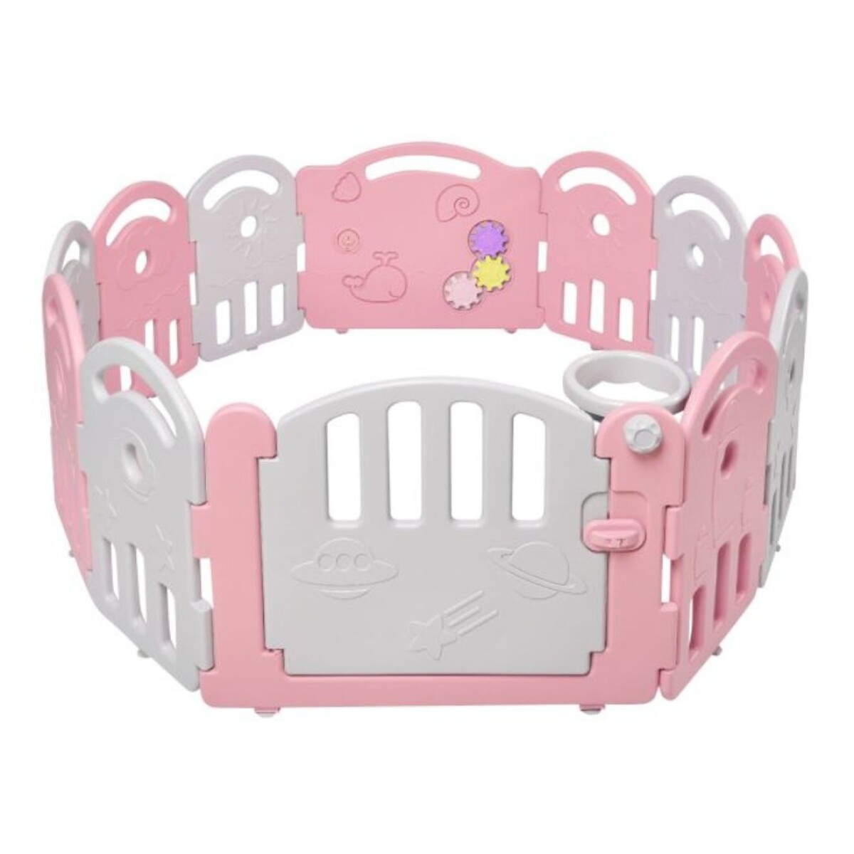 Corral de plastico plegable para bebe 
