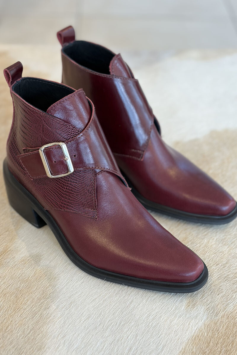 Botin nacha Bordeaux