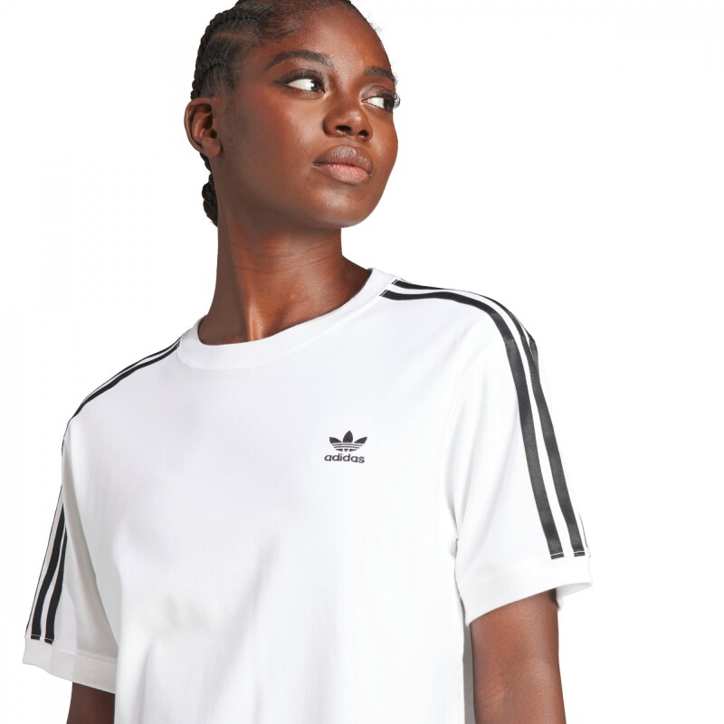Remera 3 bandas de Mujer Blanco