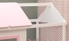 Cama Casita - Tota B137 Blanco/Rosa