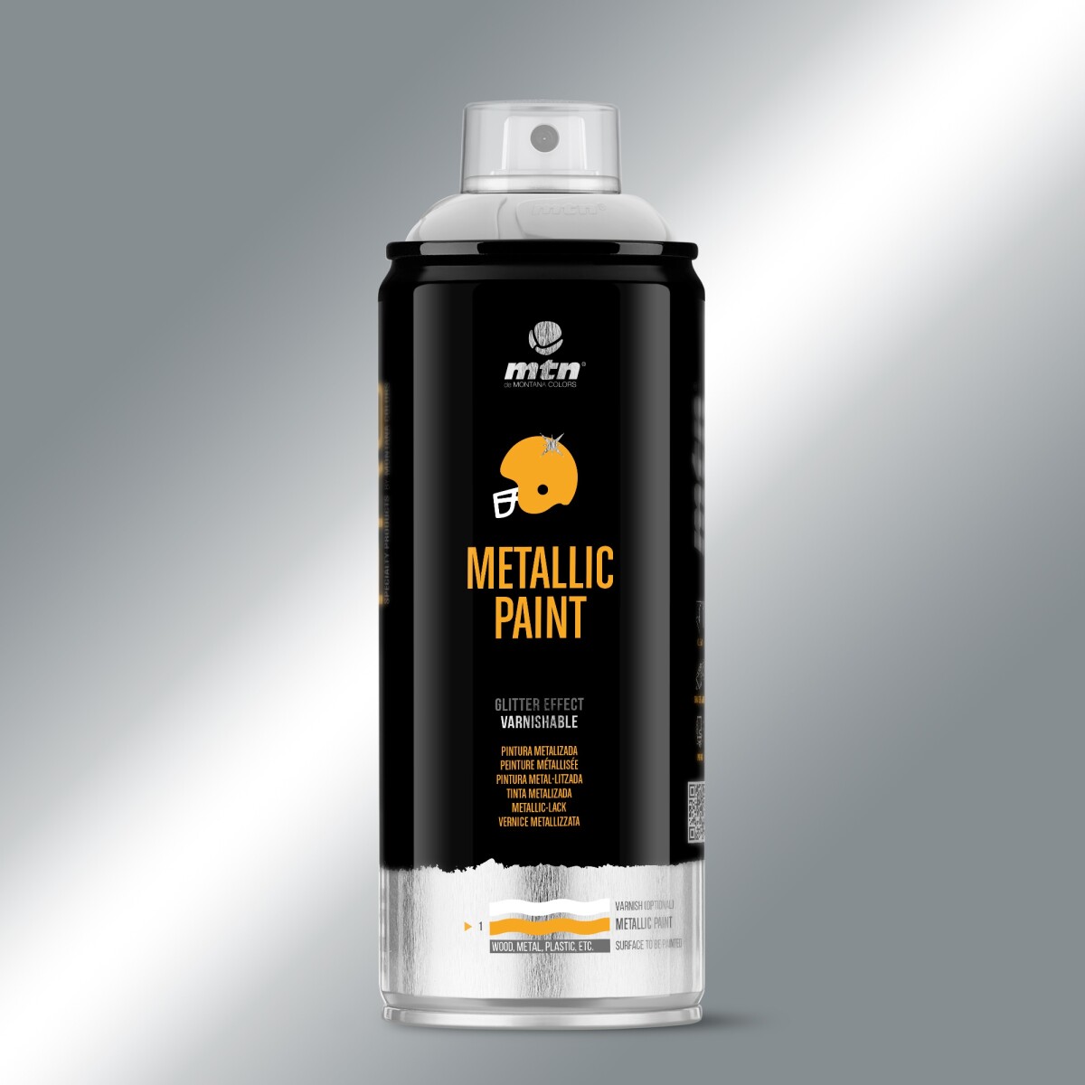 AEROSOL MTN PRO METALIZADO ALUMINIO 400ML 