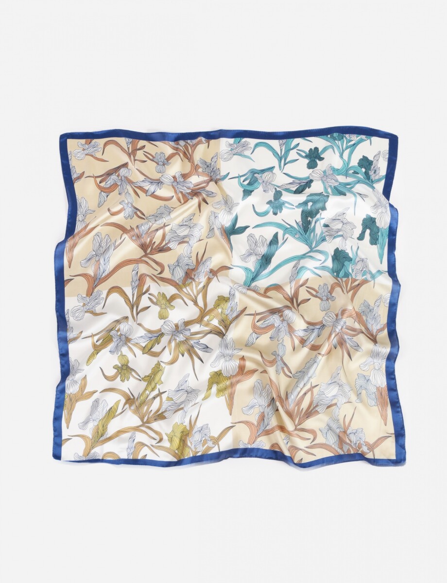Pañuelo estampado - multicolor 