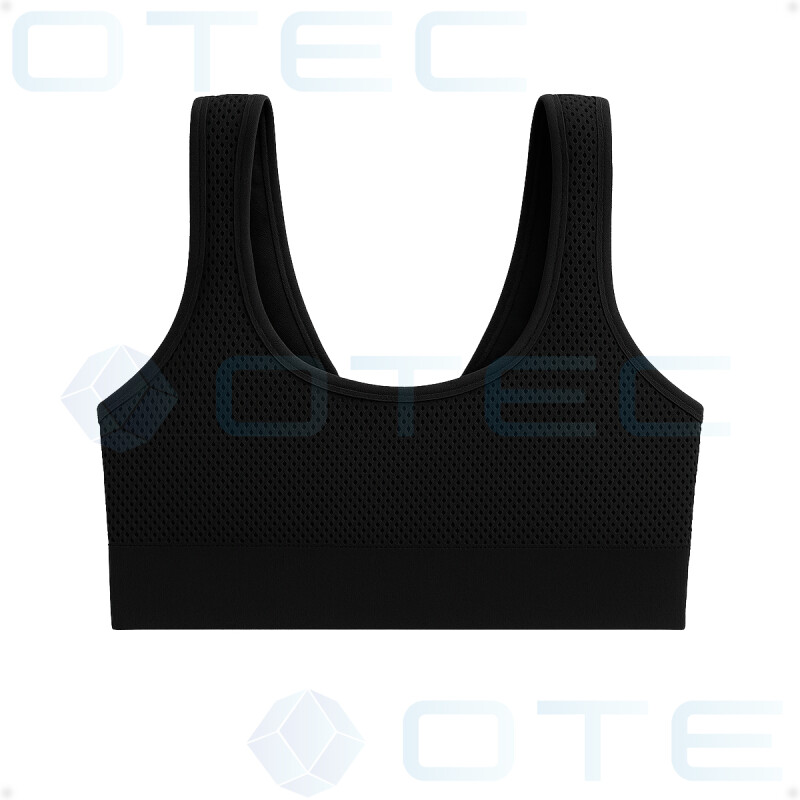 Soutien Top Sin Costuras De Espalda Ancha Negro