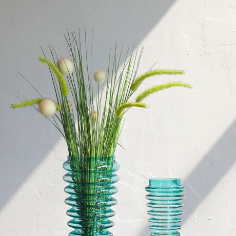 Florero Decorativo Vidrio Dublín Alto 20cm x Ø 21cm Florero Decorativo Vidrio Dublín Alto 20cm x Ø 21cm