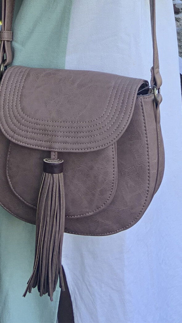 BANDOLERA FORTALEZA ALMENDRA CON CAFÉ