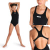 Malla De Natación Entrenamiento Para Niña Arena Girl's Team Swimsuit Swim Pro Solid Negro