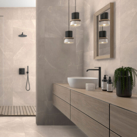 Porcelanato Beige Marmolado Mate Rectificado 60X60Cm Piso Pared GAMAS DE BEIGE