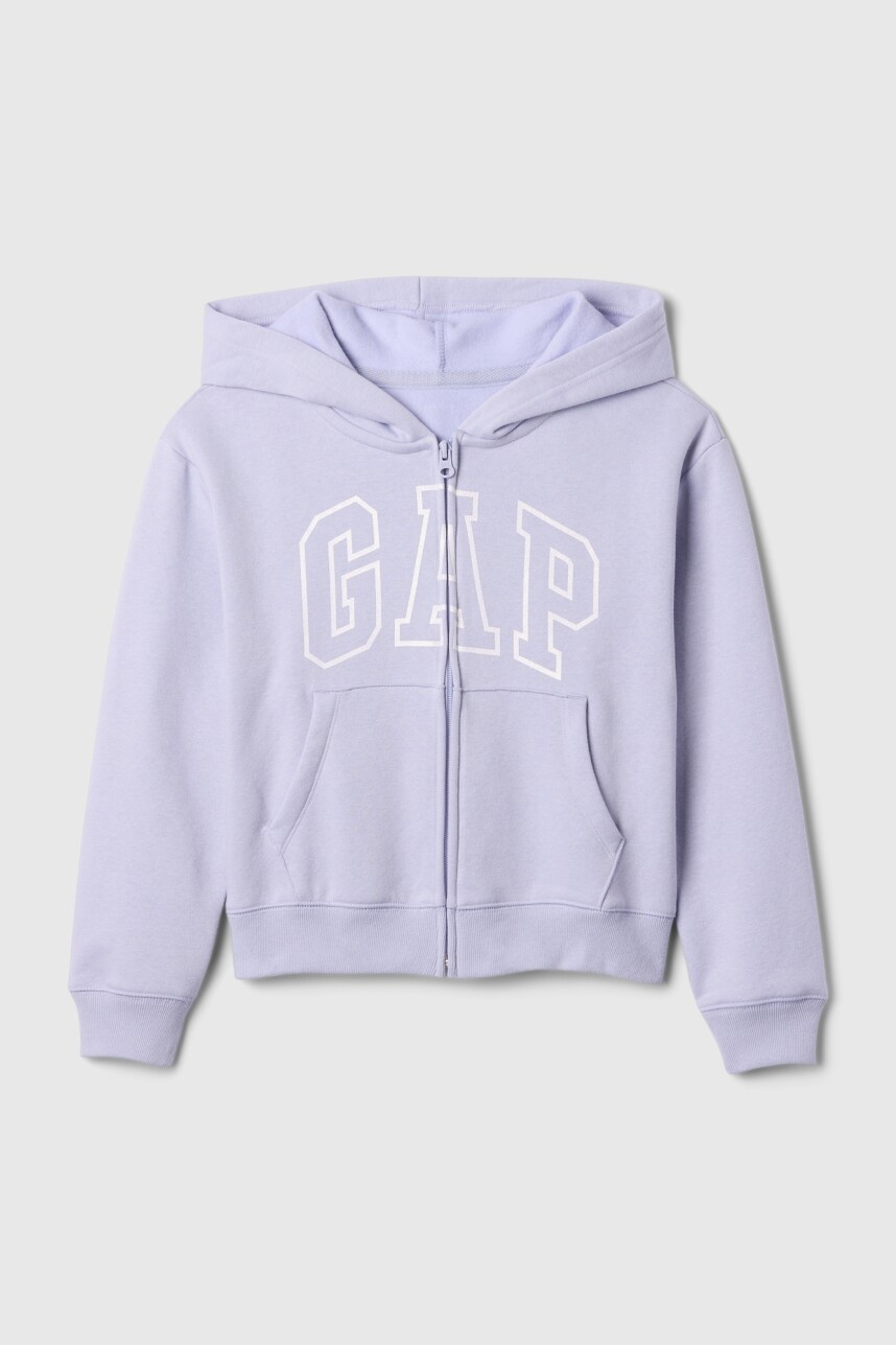 Canguro Logo Con Cierre Niña Cosmic Sky Purple 15-3