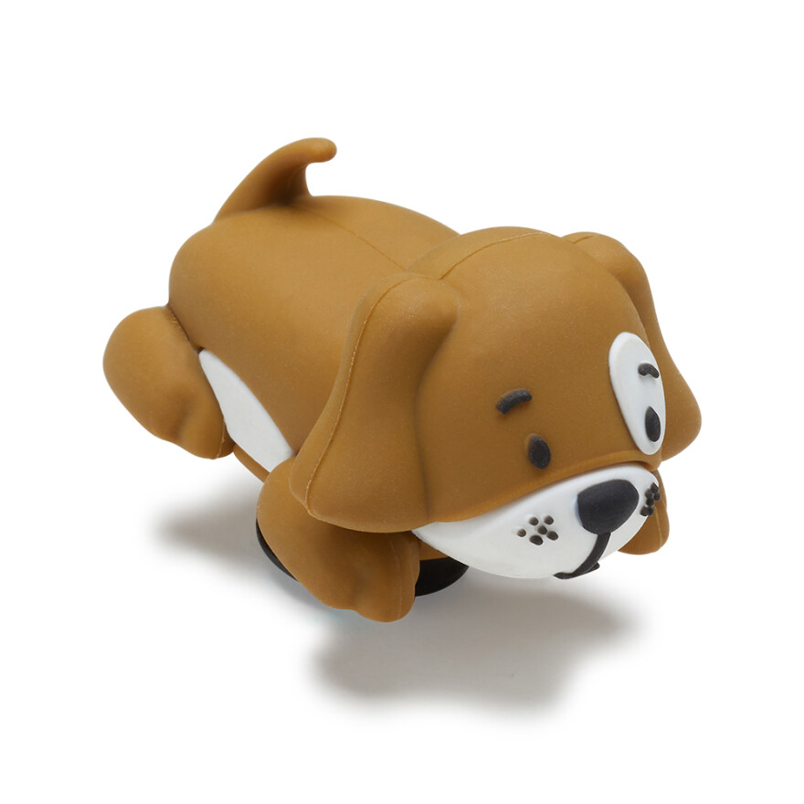 3D Dog With Paws Multicolor