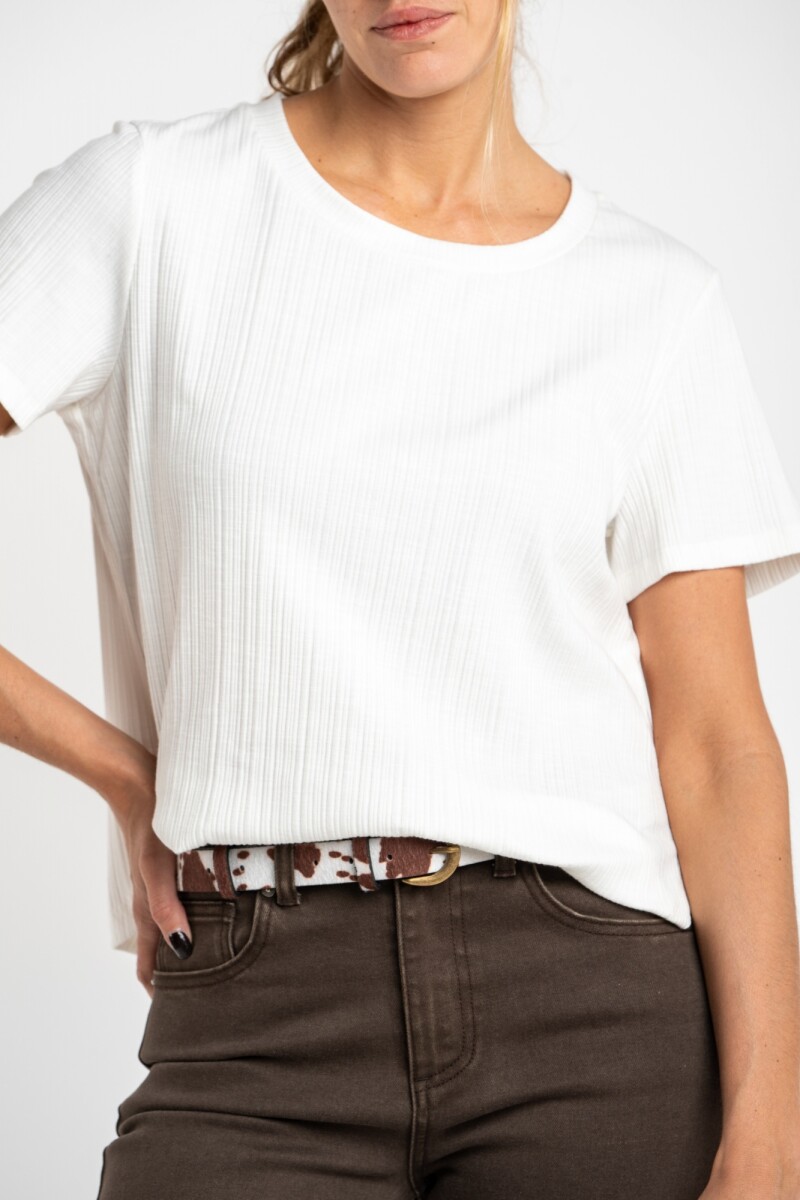 Remera Algodón Crudo