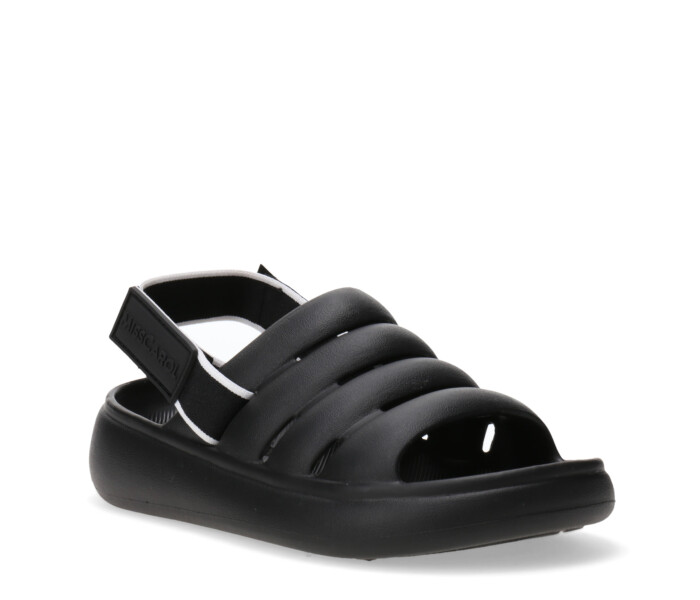 Sandalia EILAT de goma con elastico Black