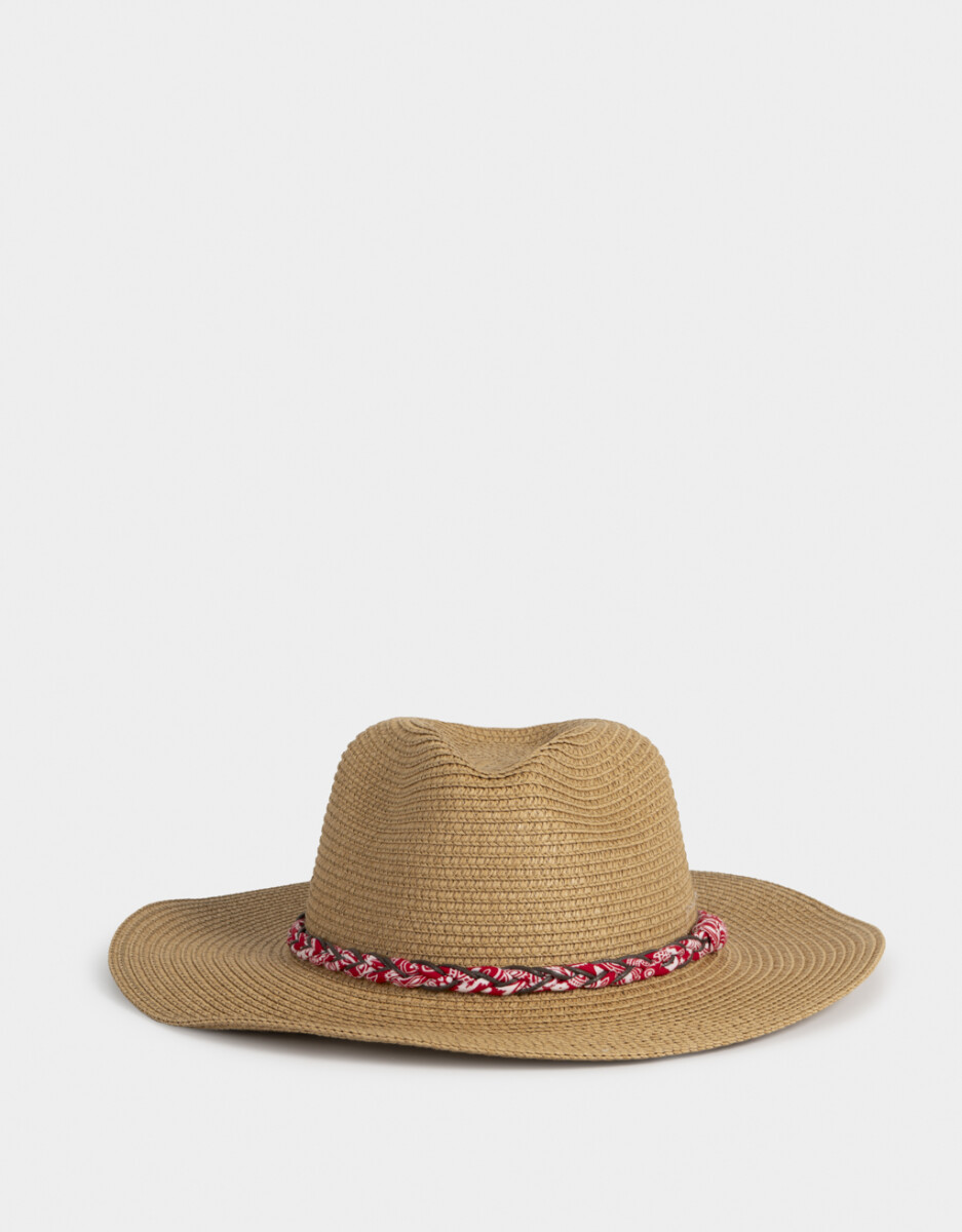 Sombrero Efecto Rafia 