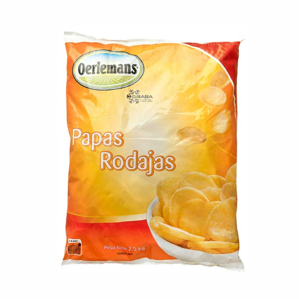 Papas en Rodajas - 2,5 Kg. 
