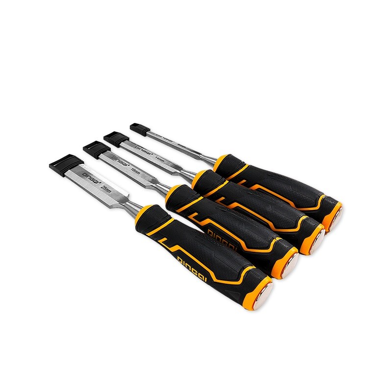 DINGQI JUEGO DE FORMONES INDUSTRIAL 4 PIEZAS 6-14-16-25 MM Dingqi Juego De Formones Industrial 4 Piezas 6-14-16-25 Mm