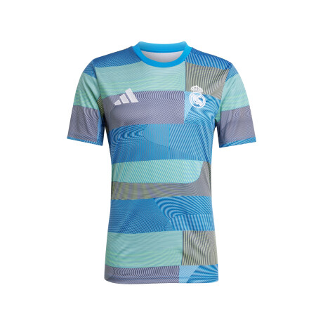 CAMISETA HOMBRE adidas REAL MADRID PRE-PARTIDO Bluebird