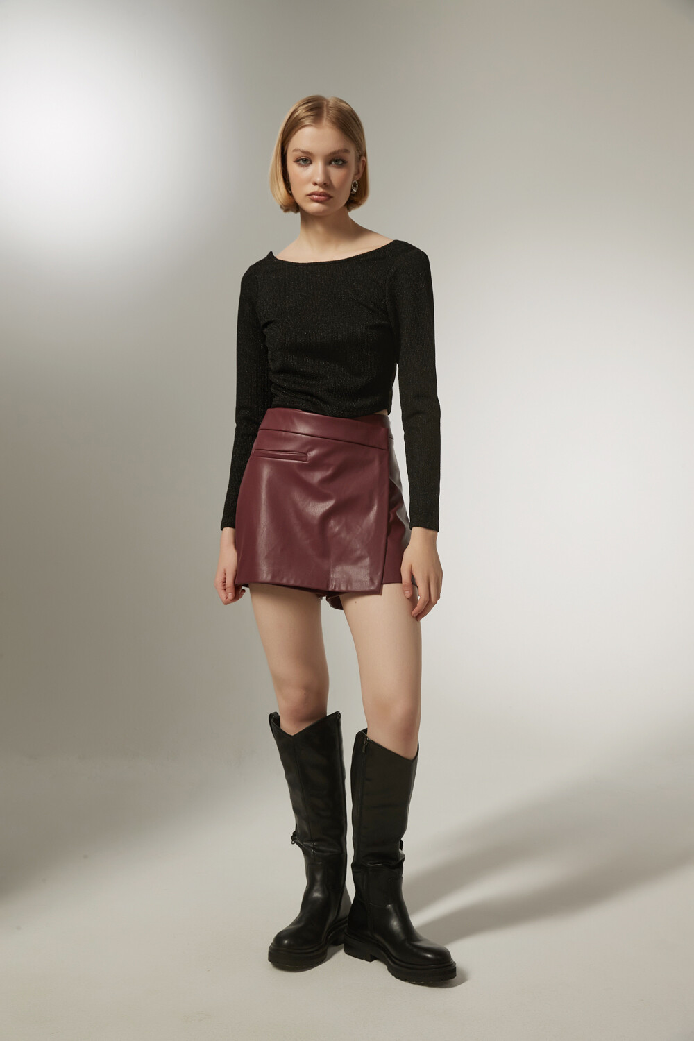 Short Polma Bordeaux