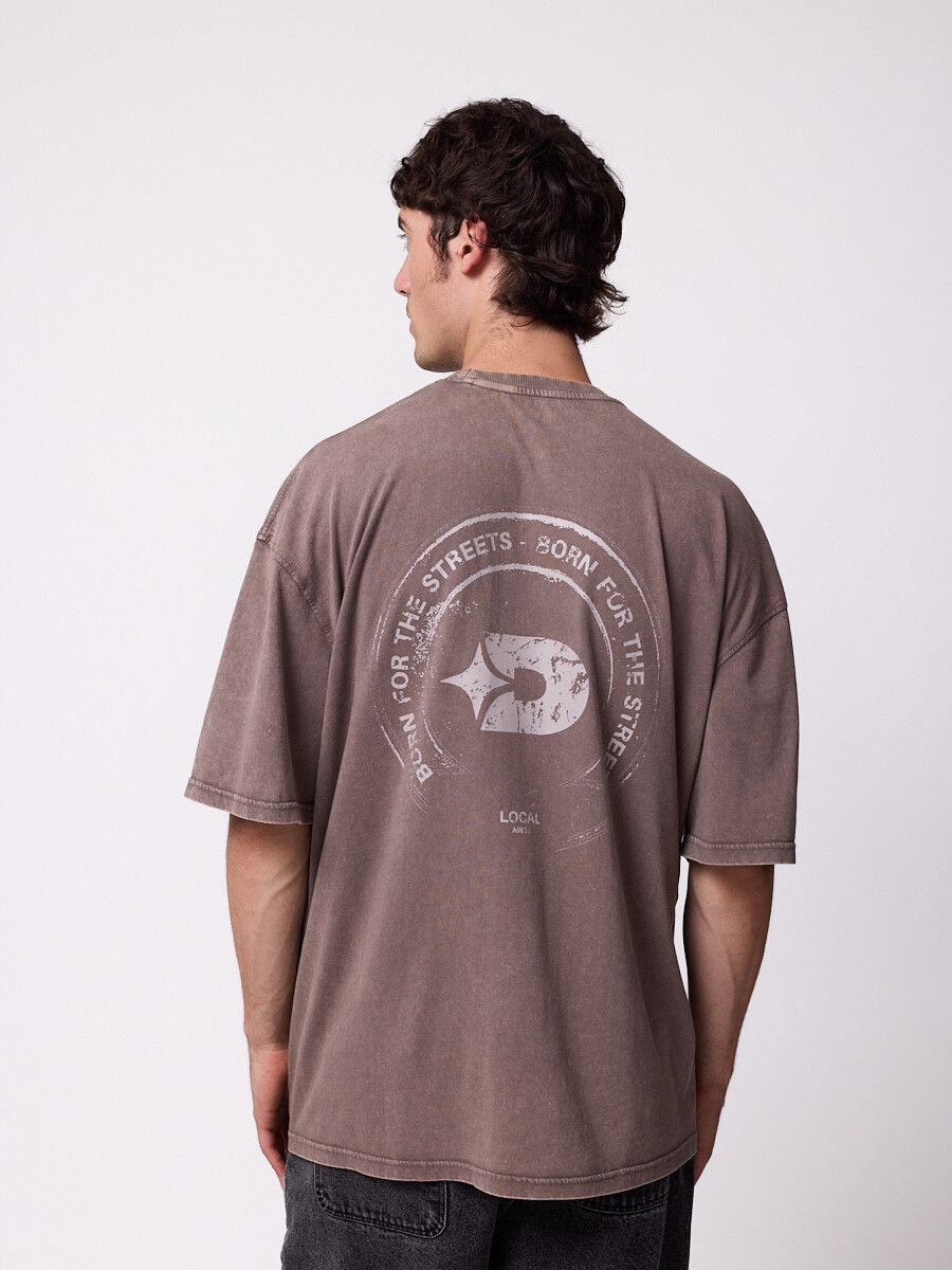 T-SHIRT RIVERSO DIXIE Chocolate