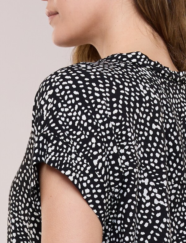 Camisa Print NEGRO/CRUDO