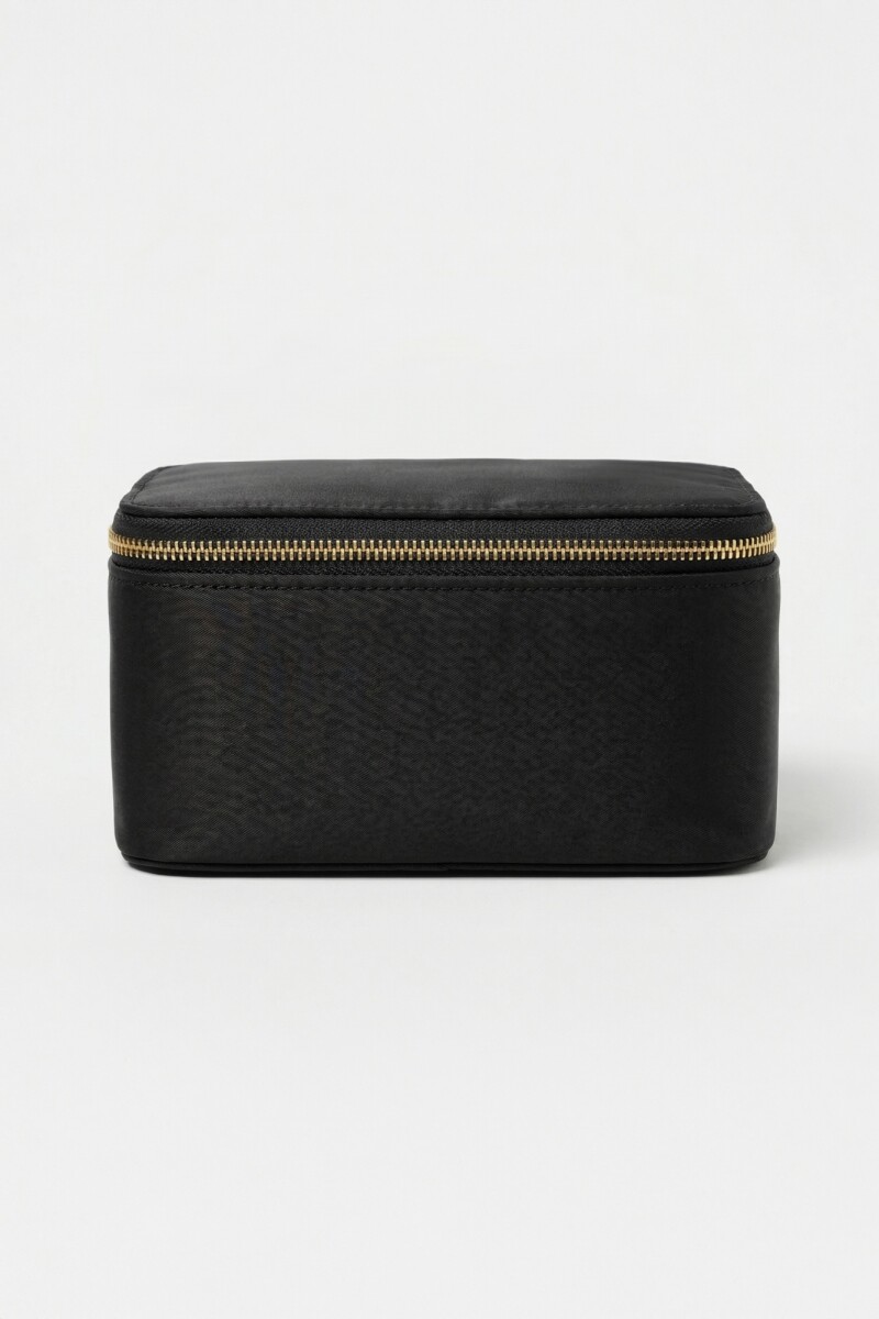 Alhajero organizador con 8 estuches removibles negro