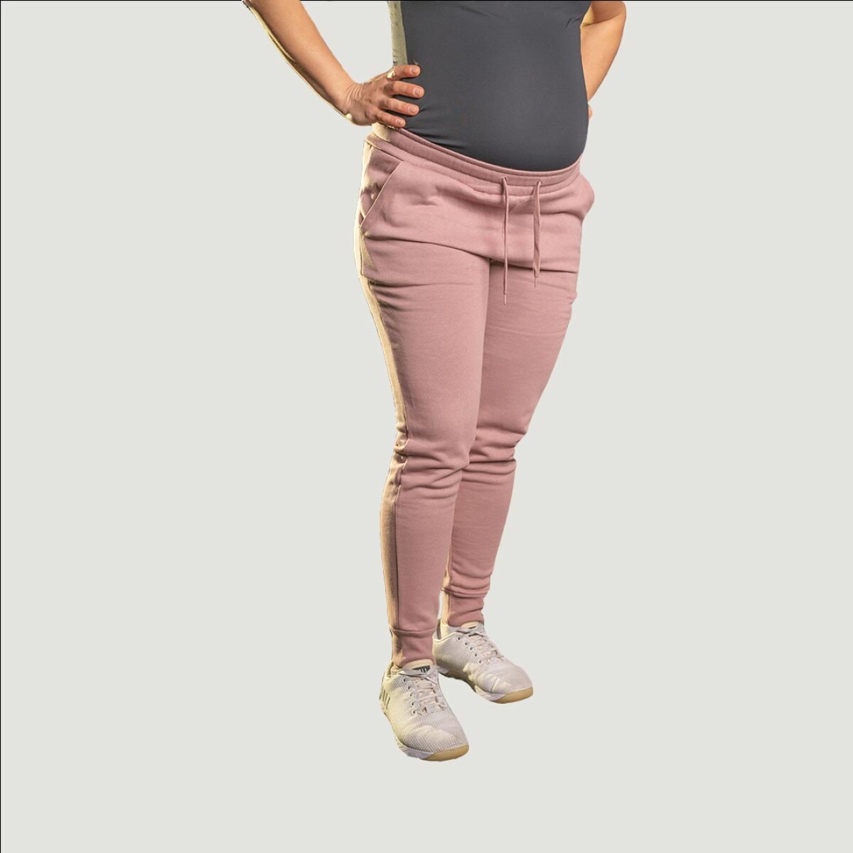 PANTALÓN DEPORTIVO CON CORDÓN - ROSA 