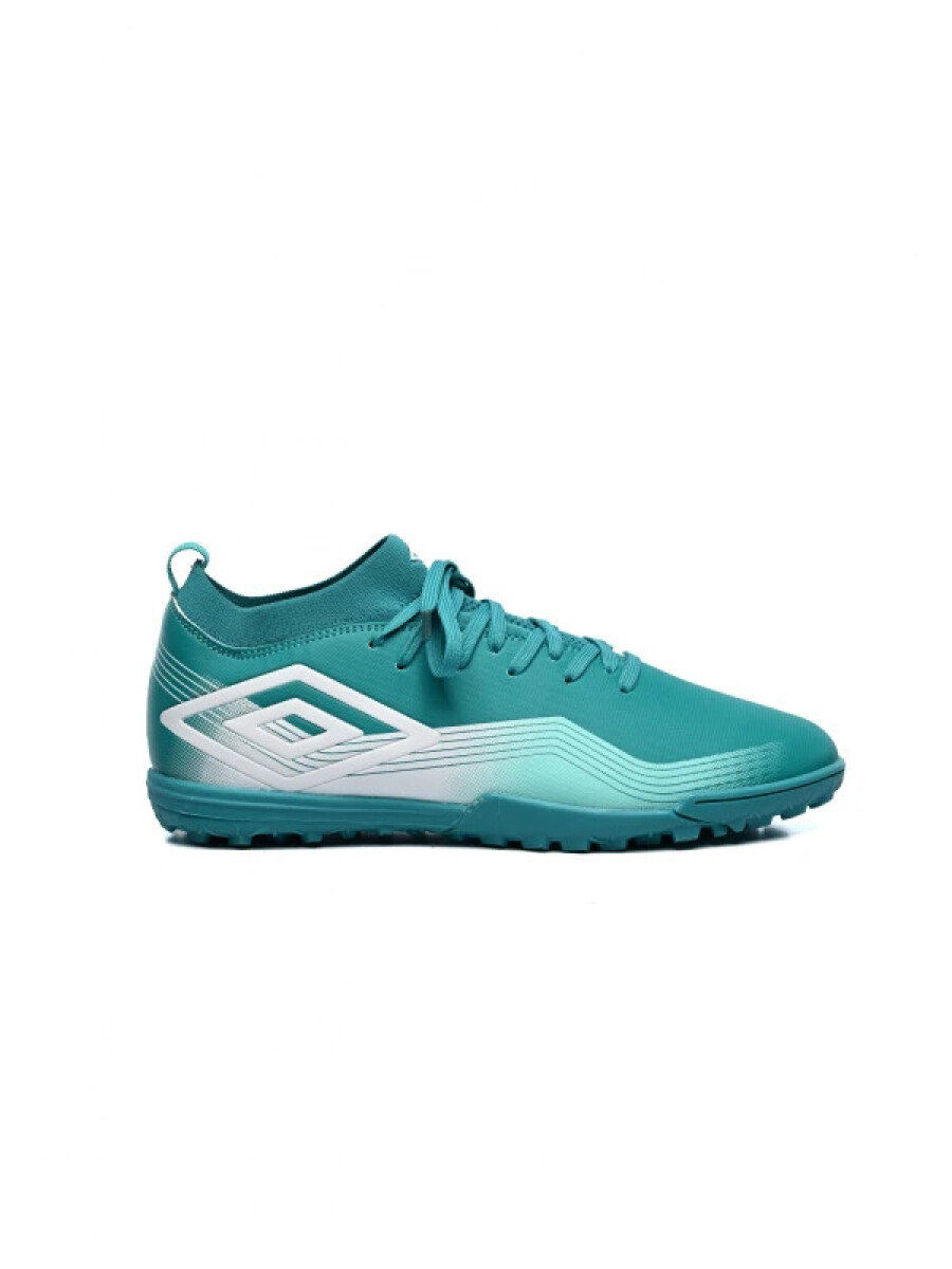 Futbol5 Adulto (TF) - Umbro - UMBRO CHAMPION FUTBOL HOMBRE VIBE TF de Hombre - 20103701 - Turquesa-blanco 