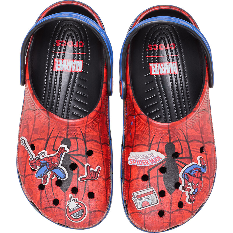 Crocs Classic Spiderman Rojo