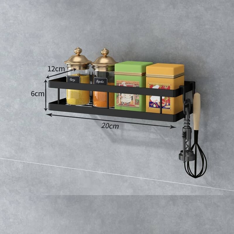 Estante de acero para cocina y baño 20cm Estante de acero para cocina y baño 20cm