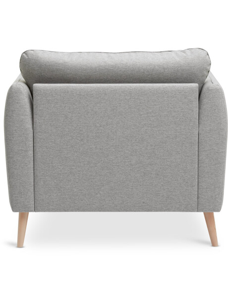 Sillón AAARHUS 1 cuerpo tela gris cl Sillón AAARHUS 1 cuerpo tela gris cl