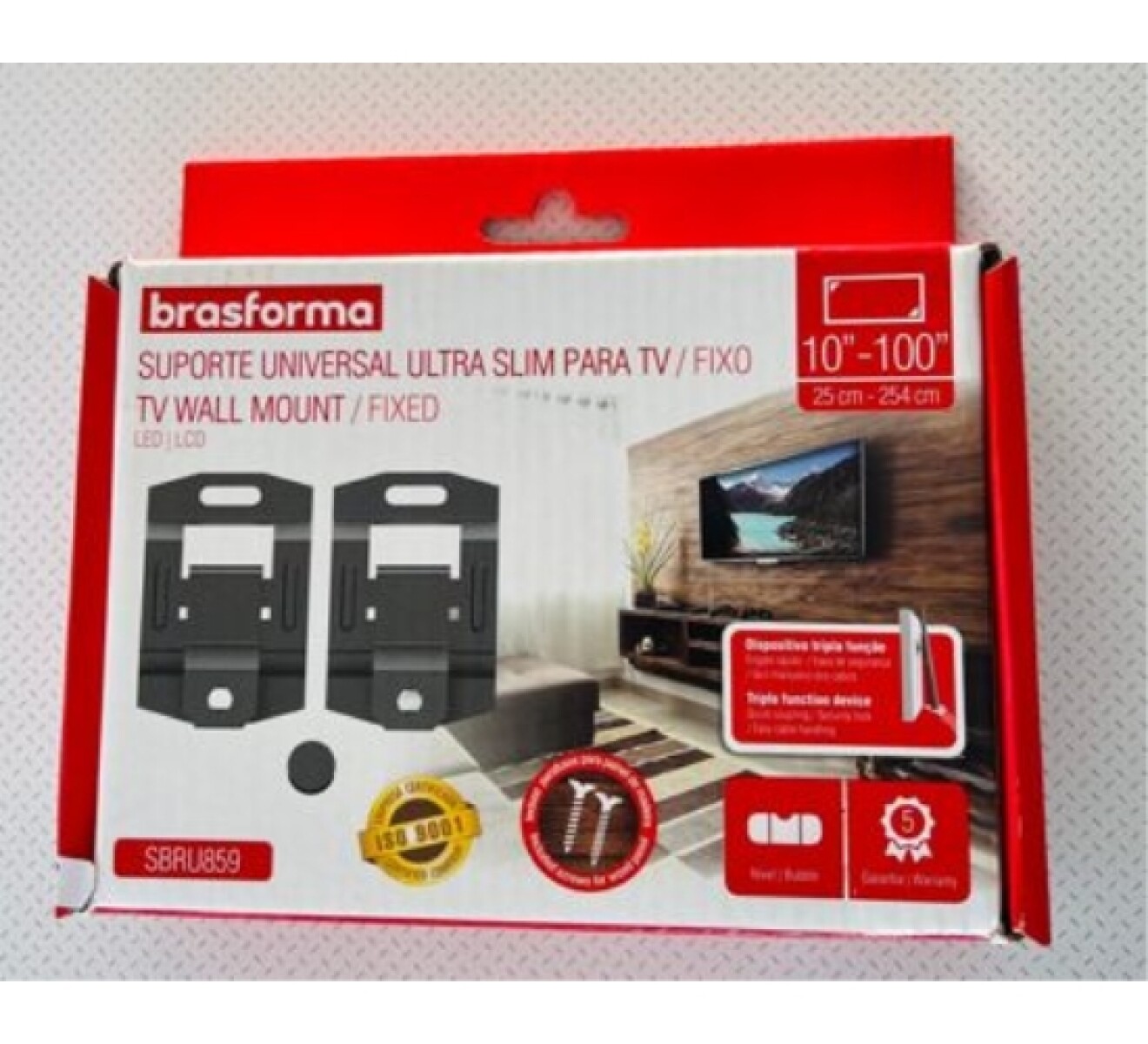 Soporte Led Fijo Brasforma De 10" A 100" 