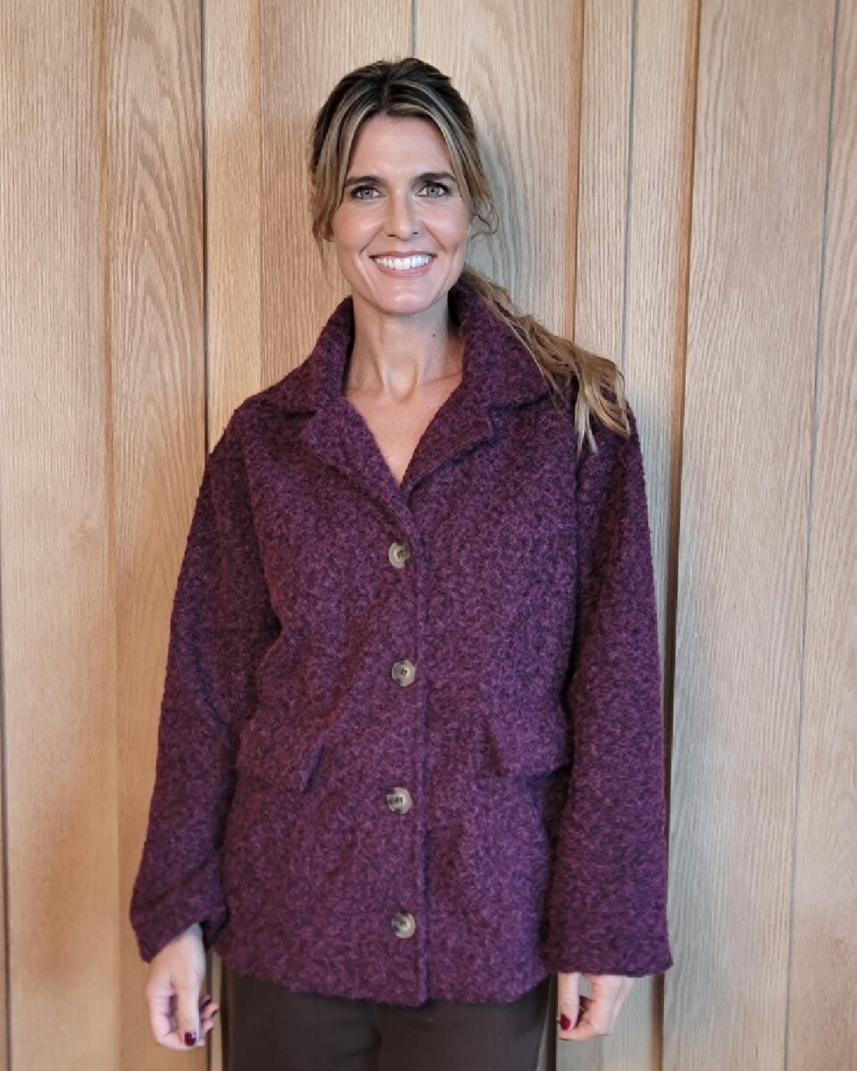 Sobreacamisa Budapest - Corderito Bordeaux 