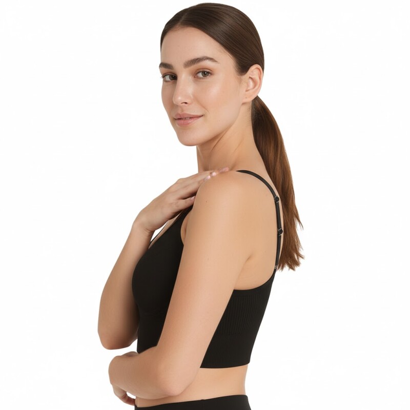 Soutien Top Con Tiras Negro