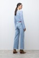Jean wide leg Sil azul claro