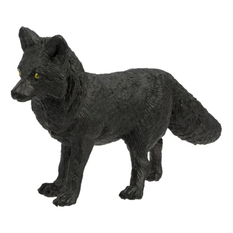 Zorro Negro Figura Safari Muñeco Animal Niño Niña Infantil Zorro Negro Figura Safari Muñeco Animal Niño Niña Infantil