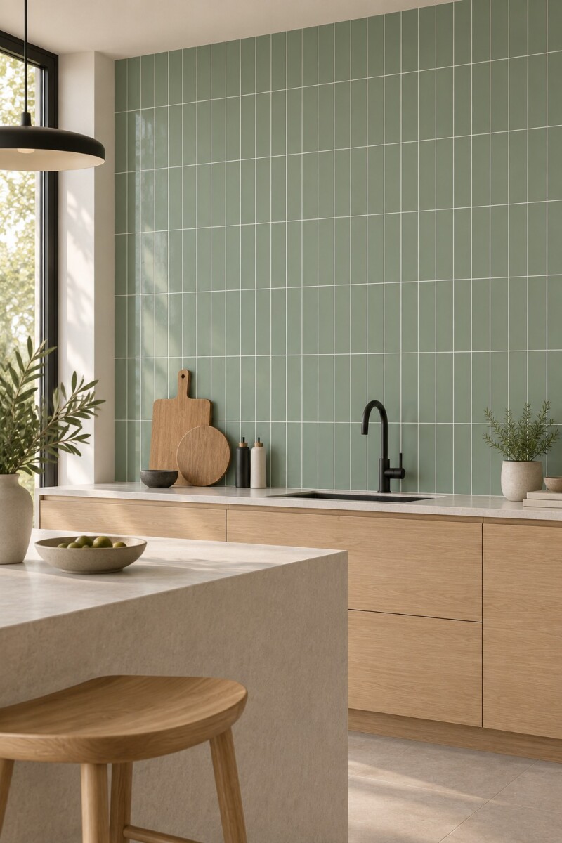 Placas Revestimiento SPC para Pared Green Brick 