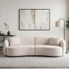 SOFA 4 PUESTOS 2PZS CURVED TELA 401143 (CD) Unica