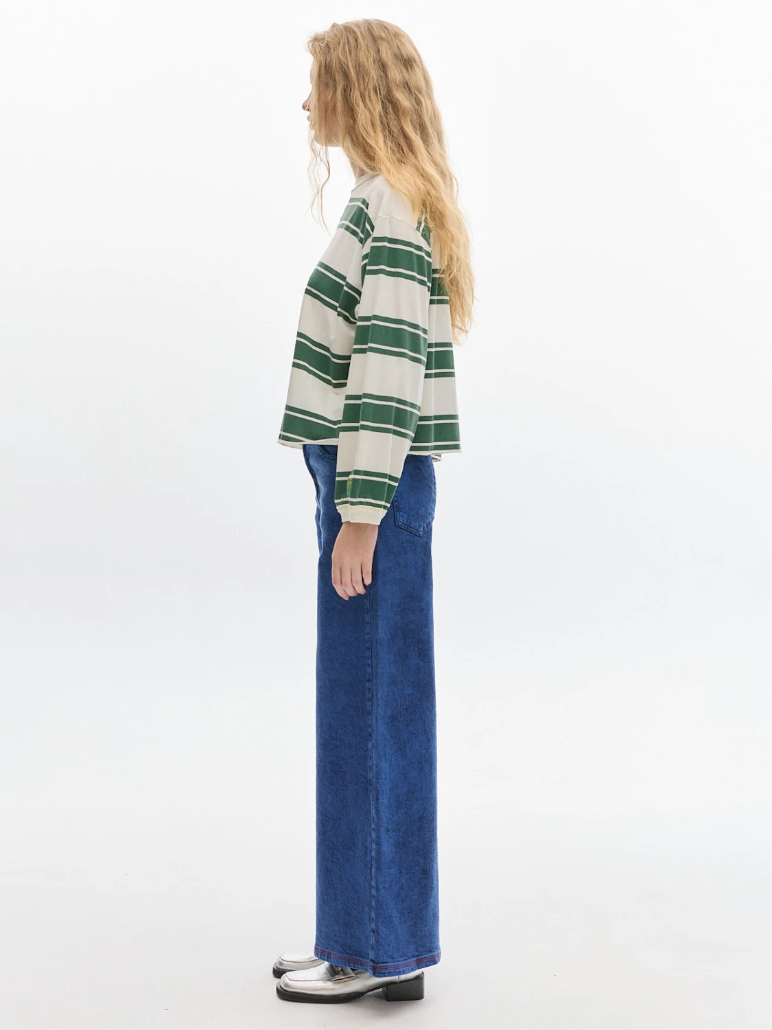 T-shirt Zoe Stripes verde s