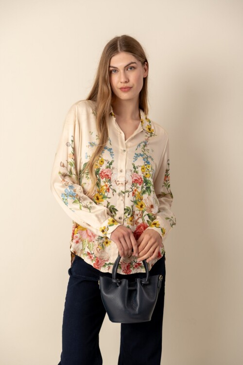 Blusa estampada Brey