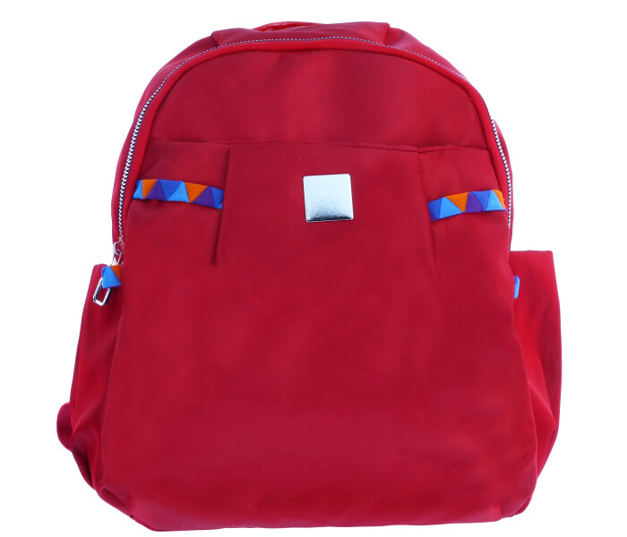 Mochila Miss Carol PIURA de tela Rojo