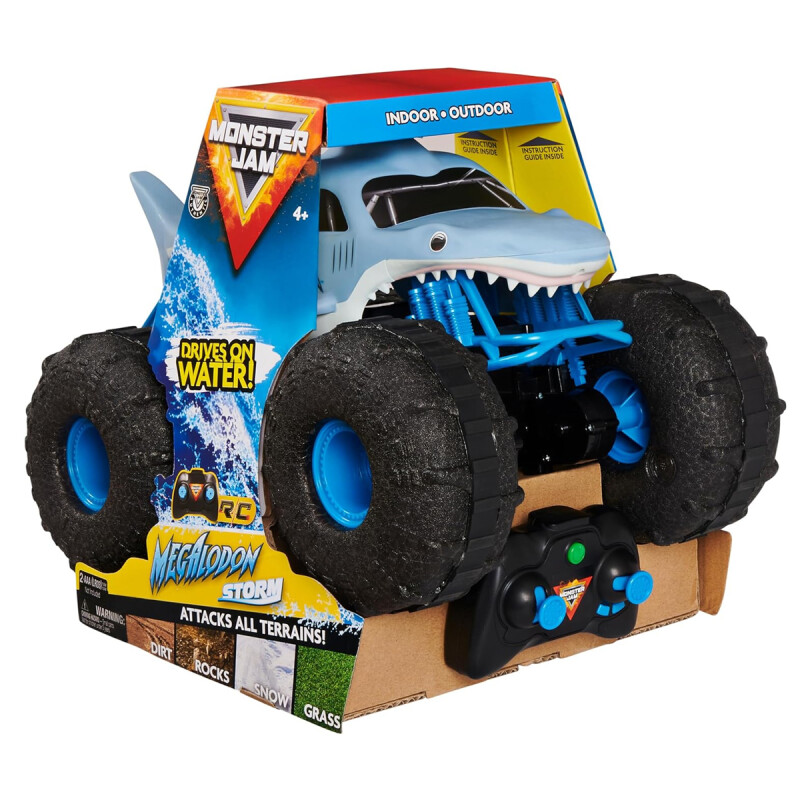 Auto Camión Megalodon Oficial a control remoto oficial 360 Monster Jam Auto Camión Megalodon Oficial a control remoto oficial 360 Monster Jam