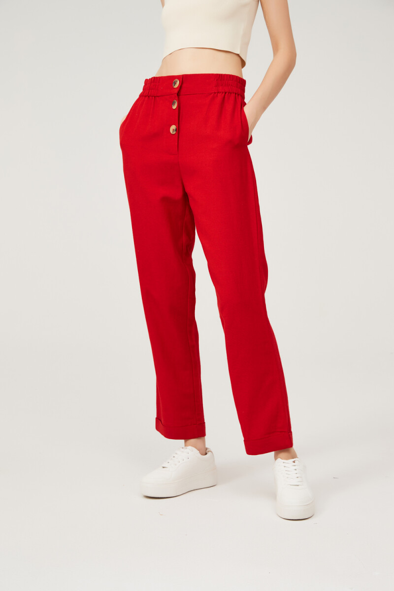 Pantalon Desel - Rojo Oscuro 